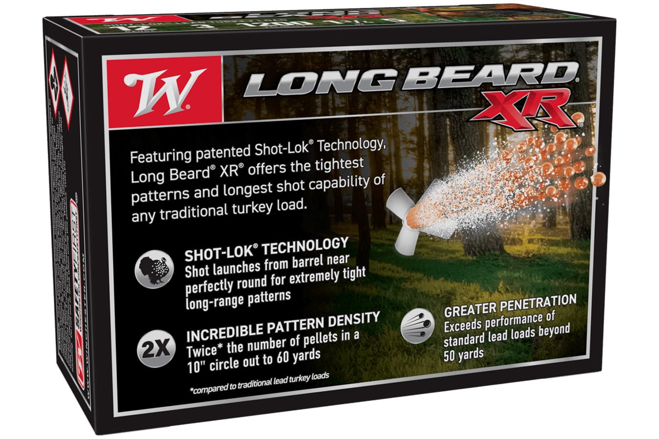 Winchester 12 Ga 3 in 1-3/4 oz #5 Long Beard XR 10/Box